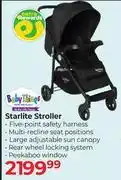 Dis-Chem Baby Things Starlite Stroller offer