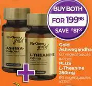 Dis-Chem Dis-Chem Gold Ashwagandha 60 Vegecapsules Plus L-Theanine 250mg 60 Vegecapsules-For Both offer