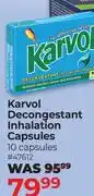 Dis-Chem Karvol Decongestant Inhalation Capsules 10 Capsules offer