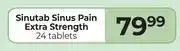 Dis-Chem Sinutab Sinus Pain Extra Strength 24 Tablets offer