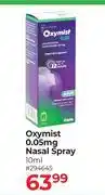 Dis-Chem Oxymist 0.05mg Nasal Spray-10ml offer