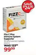Dis-Chem Fizz C Plus Immune System Support 30 Effervescent Tablets offer
