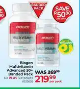 Dis-Chem Biogen Multivitamin Advanced 50+ Banded Pack-Per Pack offer