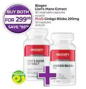 Dis-Chem Biogen Lion's Mane Extract 30 Vegetable Capsules-For Both offer