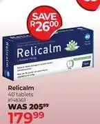 Dis-Chem Relicalm 40 Tablets offer