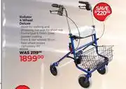 Dis-Chem Rollator 4 Wheel Deluxe 85508 offer