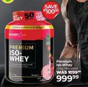 Dis-Chem Biogen Premium ISO-Whey Assorted-1.5kg offer