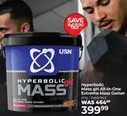 Dis-Chem USN Hyperbolic Mass gH All-In-One Extreme Mass Gainer Assorted-4kg offer