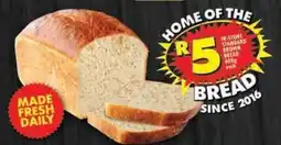 Shoprite In-store standard brown bread offer