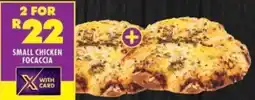 Shoprite Small chicken focaccia offer