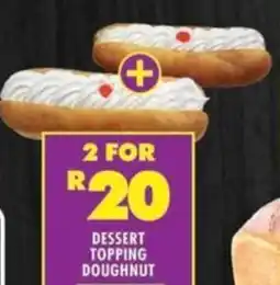 Shoprite Dessert topping doughnut offer