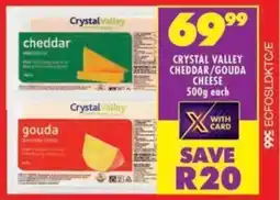 Shoprite Crystal valley cheddar/ gouda cheese offer