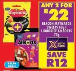 Shoprite Beacon maynards sweets/ liquorice allsorts offer
