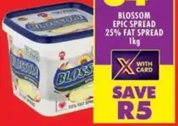 Shoprite Blossom epic spread 25% fat spread offer
