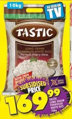 Shoprite Tastic long grain parboiled white rice offer