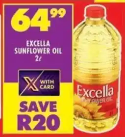 Shoprite Excella sunflower oil offer
