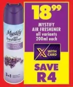 Mystify air freshener all variants