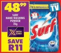 Shoprite Surf hand washing powder offer