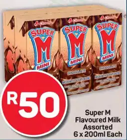 Pick n Pay Hypermarket Clover Super M Flavoured Milk Assorted offer