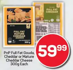 Pick n Pay Hypermarket PnP Full Fat Gouda, Cheddar or Mature Cheddar Cheese offer