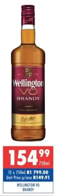 Ultra Liquors Wellington vo brandy offer