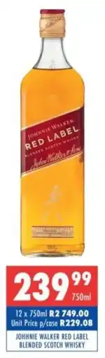 Ultra Liquors Johhnie walker red label blended scotch whisky offer