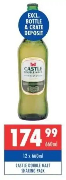 Ultra Liquors Castle double malt sharing pack offer