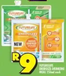 Shoprite Futurelife energize drinking meal offer
