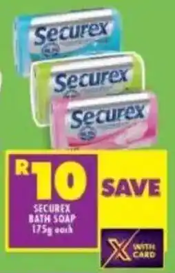 Shoprite Securex bath soap offer