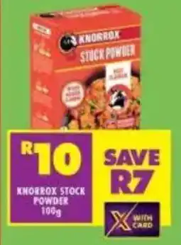 Shoprite Knorrox stock powder offer