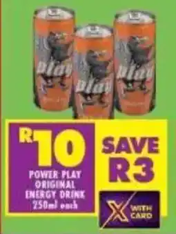 Shoprite Power play original energy drink offer