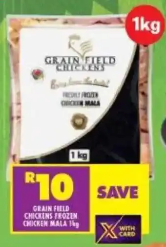 Shoprite Grain field chickens frozen chicken mala offer