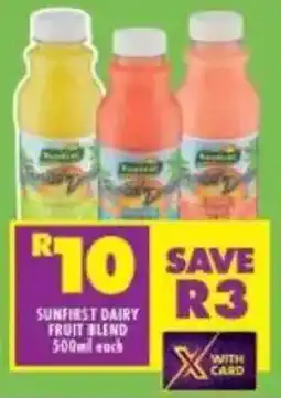Shoprite Sunfirst dairy fruit blend offer