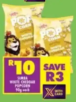Shoprite Simba white cheddar popcorn offer