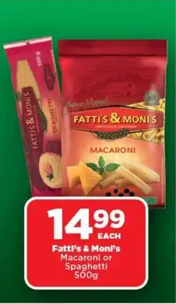 OK Foods Fatti's & Moni's Macaroni or Spaghetti offer