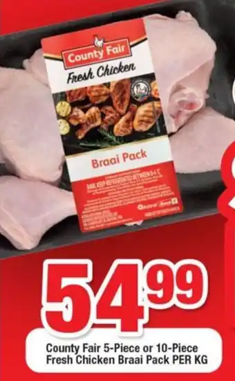 OK Foods County Fair Fresh Chicken Braai Pack offer