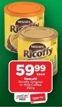 OK Foods Nescafé Ricoffy Original or Mild Coffee offer
