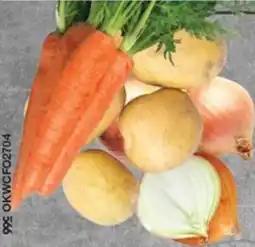 OK Foods Potatoes PLUS Onions AND Carrots offer