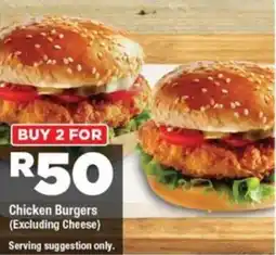 OK Foods Chicken Burgers offer