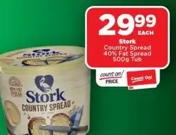 OK Foods Stork Country Spread 40% Fat Spread Tub offer