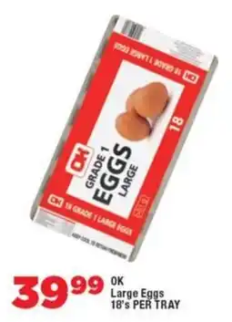 OK Foods OK Large Eggs offer