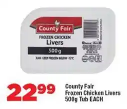 OK Foods County Fair Frozen Chicken Livers Tub offer