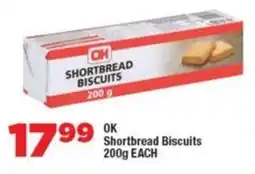 OK Foods OK Shortbread Biscuits offer