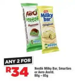 OK Foods Nestlé Milky Bar, Smarties or Aero Asstd. offer