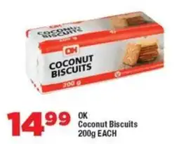OK Foods OK Coconut Biscuits offer