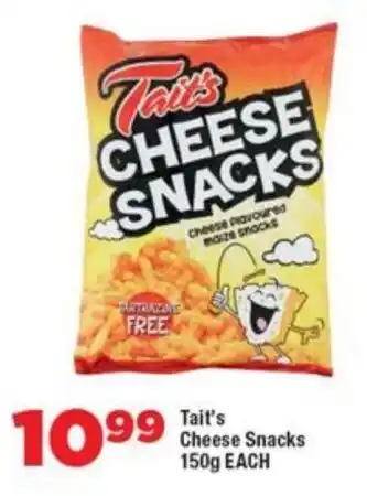 OK Foods Tait's Cheese Snacks offer