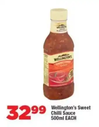 OK Foods Wellington's Sweet Chilli Sauce offer