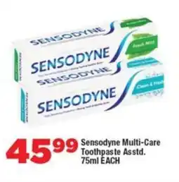 OK Foods Sensodyne Multi-Care Toothpaste Asstd. offer