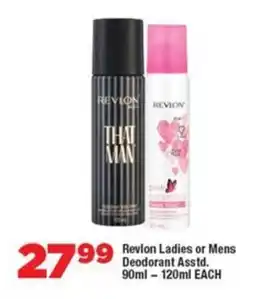 OK Foods Revlon Ladies or Mens Deodorant Asstd. offer