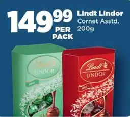 OK Foods Lindt Lindor Cornet Asstd. offer